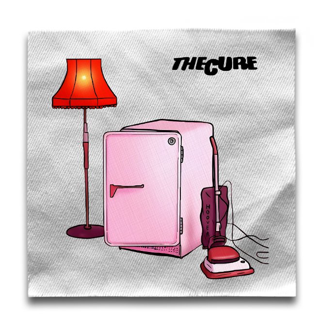 Нашивка Cure, the с принтом Hoover