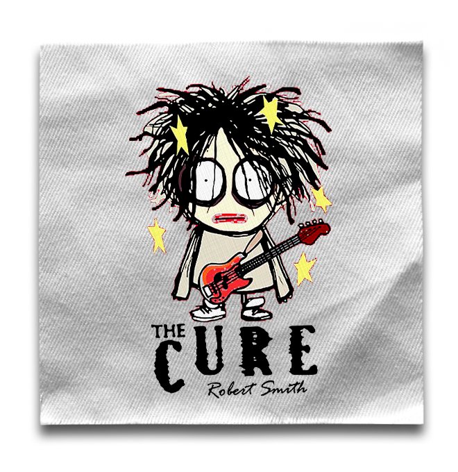Нашивка Cure, the с принтом Robert Smith