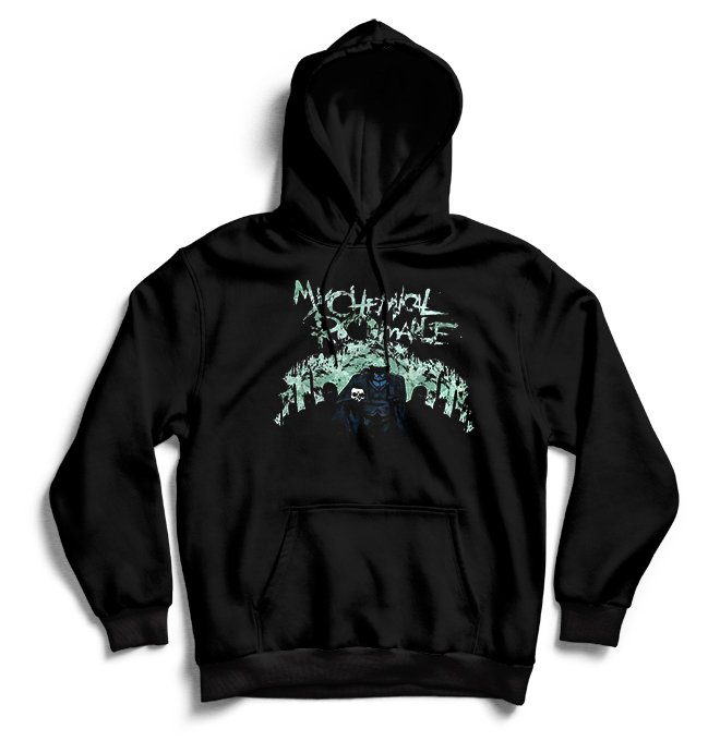 Чёрный худи My Chemical Romance с принтом My Chemical Romance арт:110958