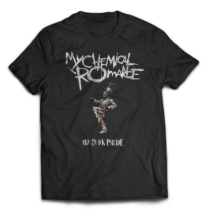 Чёрная футболка My Chemical Romance с принтом Conventional Weapons