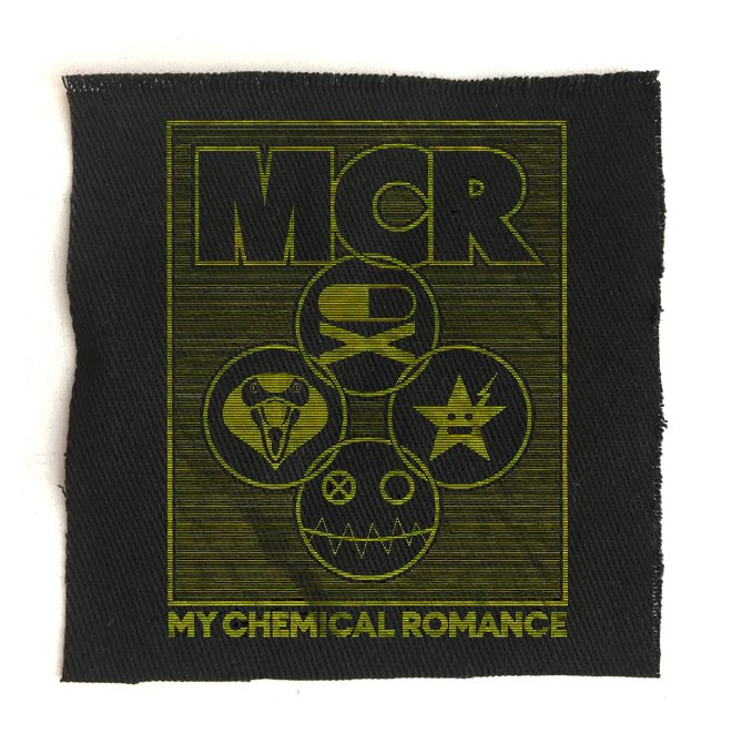 Нашивка My Chemical Romance с принтом MCR