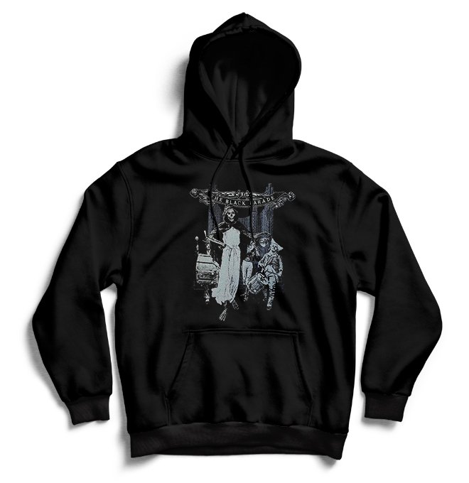 Чёрный худи My Chemical Romance с принтом The Black Parade