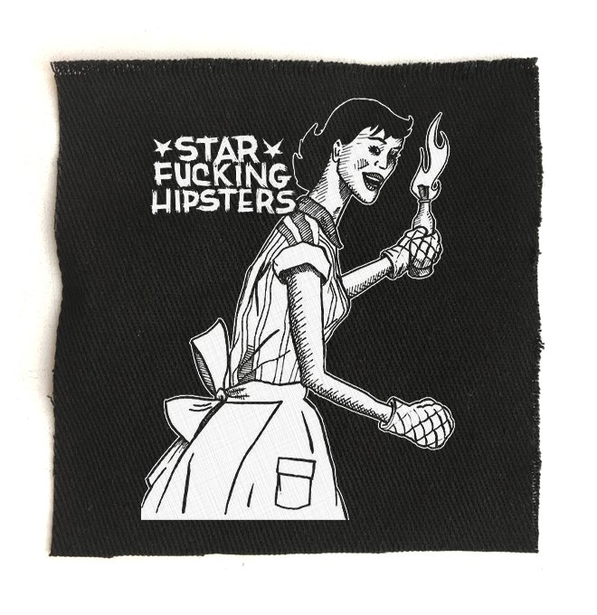 Нашивка Star Fucking Hipsters с принтом Cocteil