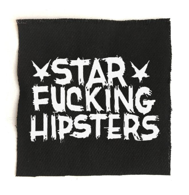 Нашивка Star Fucking Hipsters с принтом Logo